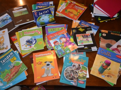 Nos cahiers scolaires 1er à 4e année