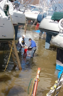 Marina Gosselin inondée